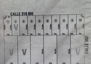 Terreno en Venta sobre calle 319